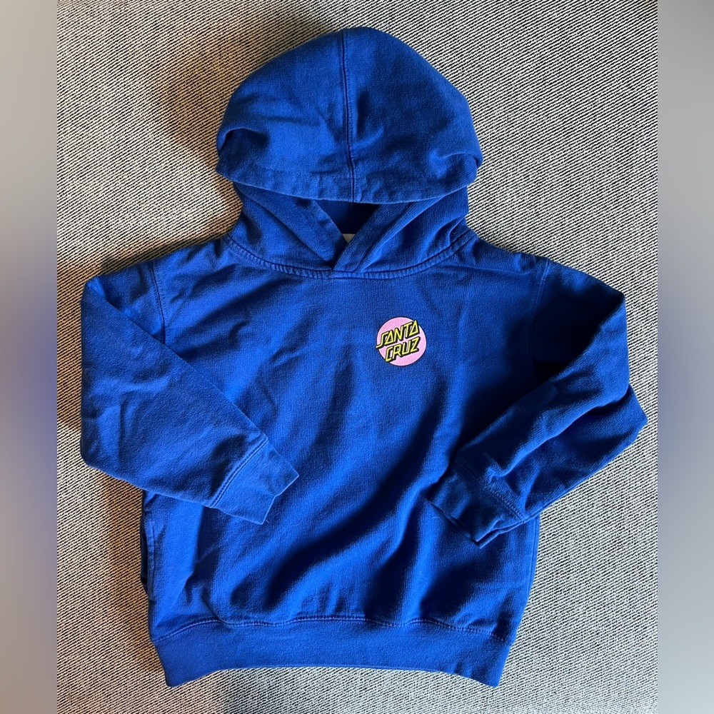 Santa Cruz Skateboards Kids Blue Hoodie